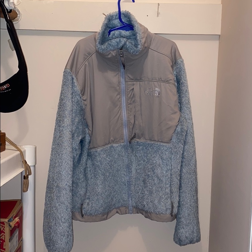 Furry North Face jacket